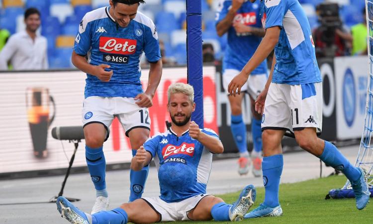 Napoli, Giuntoli spinge per il rinnovo di Mertens