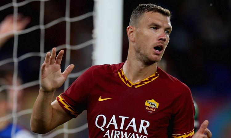 Roma, Dzeko alza bandiera bianca