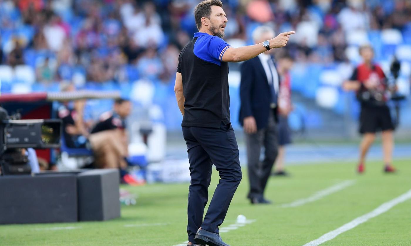 Sampdoria, Di Francesco: 'Cambierò qualcosa. Montella? Un fratello'