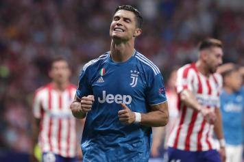 Juve Ronaldo smorfia Atletico Madrid