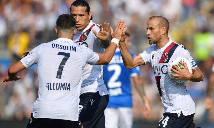 Serie A: il Bologna vince in rimonta ed è 2°. Lazio ko con la Spal, il Cagliari batte il Parma