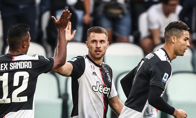 Juve-Verona, Sarri infuriato con Ramsey nell'intervallo: il motivo