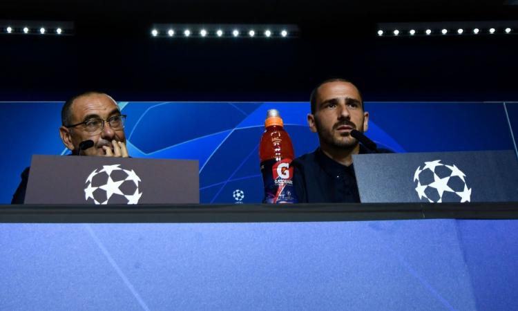 Se Sarri minimizza, Bonucci spalanca la crisi della Juve: le sue sono parole di chi sa di essere in difficoltà