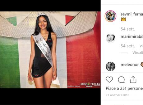 Sevmi Fernando, la finalista di Miss Italia vittima di razzismo FOTO