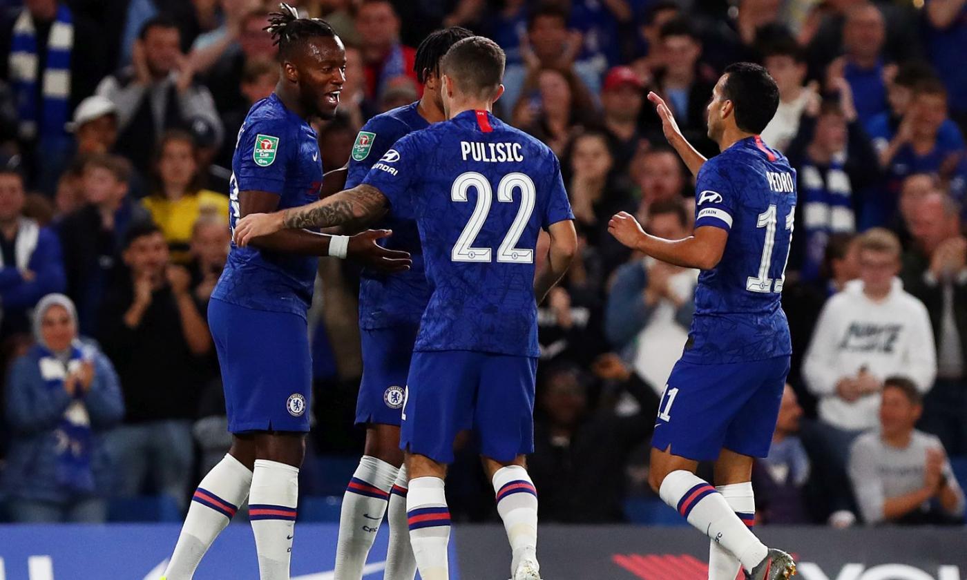 Coppa di Lega inglese: Chelsea a valanga, ok Liverpool. Man United avanti ai rigori