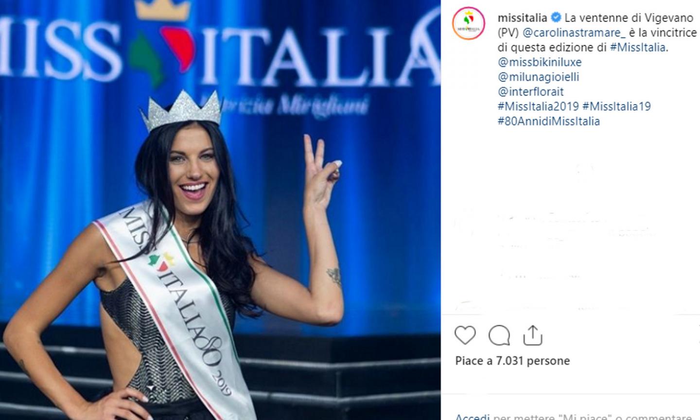 Carolina Stramare è la nuova Miss Italia FOTO e VIDEO