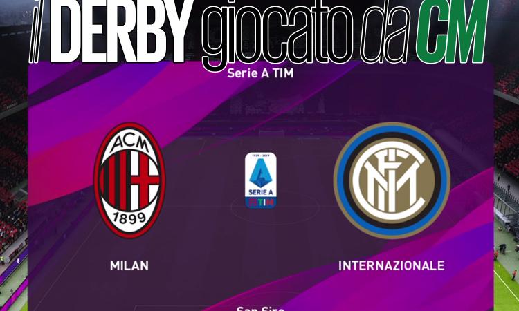Milan-Inter, il derby giocato a eFootball PES. Una papera, il var e la gufata: ecco com'è finita VIDEO