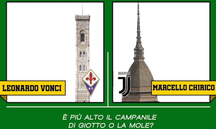Fiorentina-Juve, il CM duel Vonci contro Chirico: 'Siete una lavatrice sporca'. 'Rivalità? Ma chi vi calcola?'