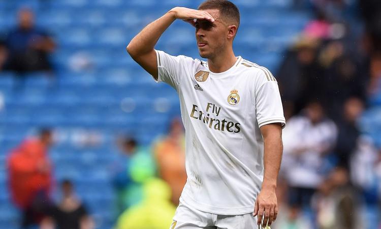 Decimo infortunio per Hazard da quando è al Real: strappo muscolare, Atalanta a rischio