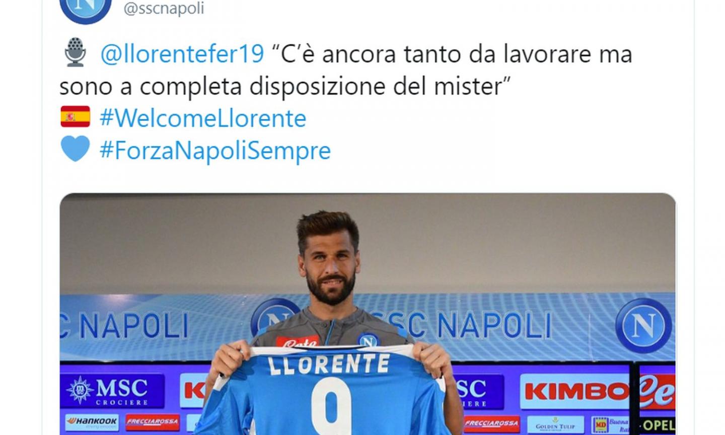 Llorente: 'Ancelotti è un grande, ecco perché ho scelto il Napoli. Scudetto? Preferisco la Champions' VIDEO