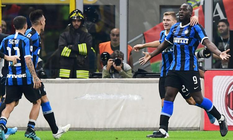 Brozovic e Lukaku stendono il Milan: 2-0, l'Inter torna prima in classifica