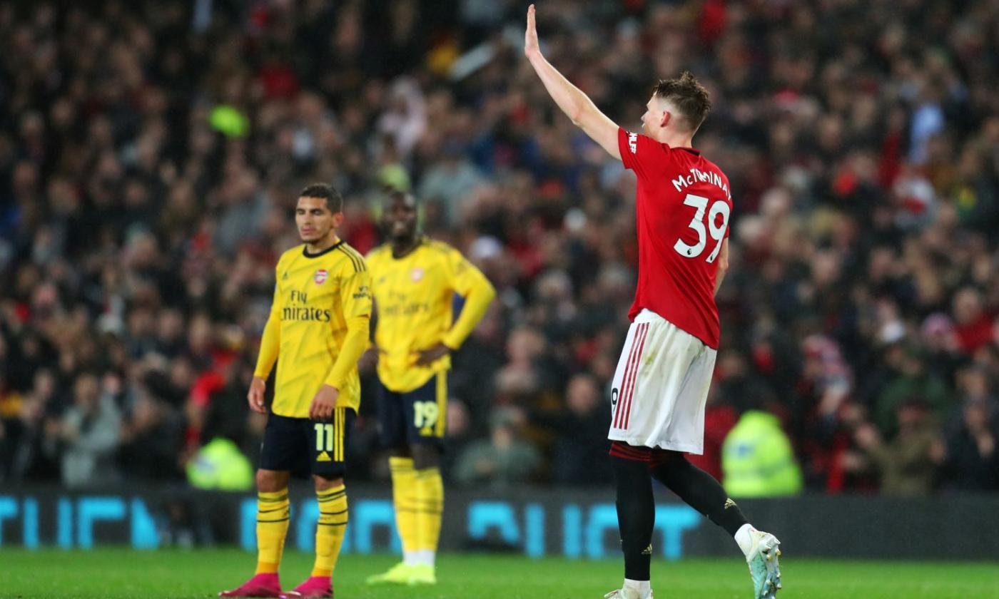 Manchester United-Arsenal 1-1: il tabellino