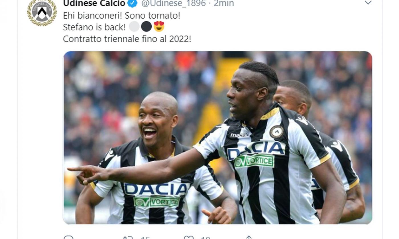 Udinese, UFFICIALE: ritorna Okaka