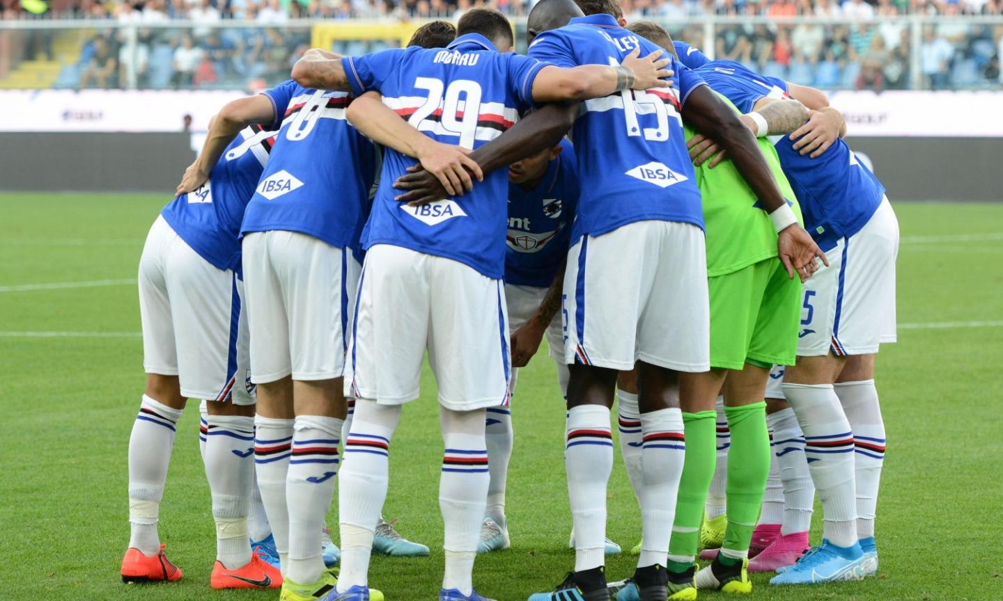 Sampdoria alla ripresa degli allenamenti: non c'è Ranieri, i giocatori si lavano a casa