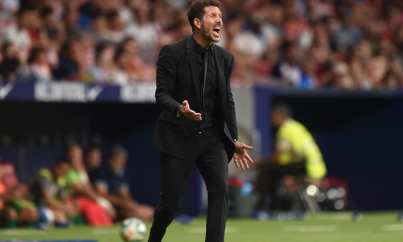 Il colonnello Simeone dirige l'Atletico Madrid VIDEO