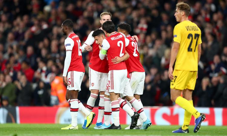 Europa League: deludono Man United e Porto. Poker Arsenal, vincono PSV, Siviglia, Eintracht, Sporting e Celtic