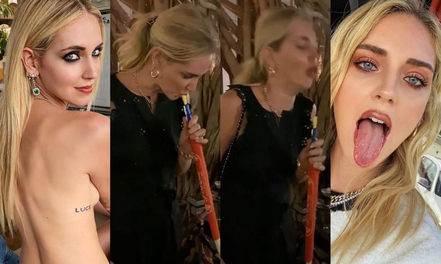 Chiara Ferragni fuma il narghilé e... guardate che effetto le fa! VIDEO e FOTO 