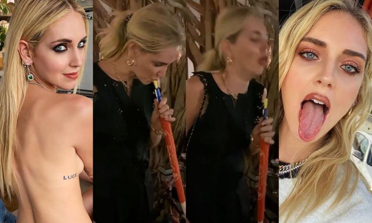 Chiara Ferragni fuma il narghilé e... guardate che effetto le fa! VIDEO e FOTO