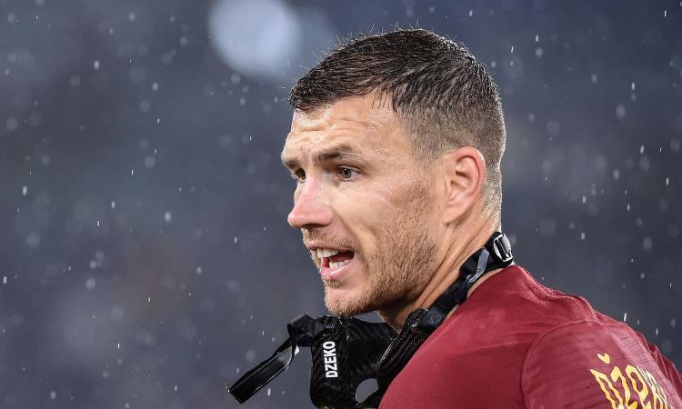 Roma, Dzeko non si allena: è allarme per l'Inter, le condizioni