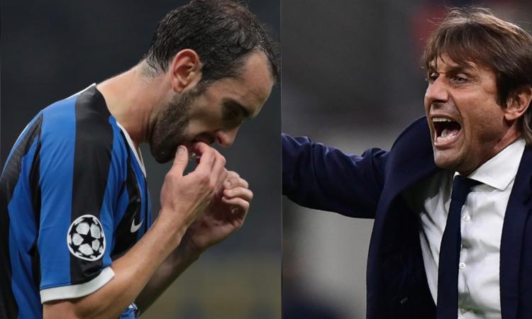 Inter: Godin non funziona nella difesa a 3, ma Conte non cambia modulo