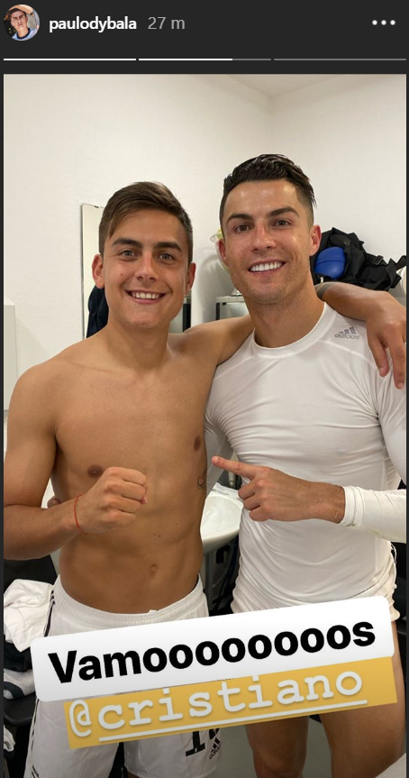 Juventus, Dybala celebrates on Instagram following Derby d ...