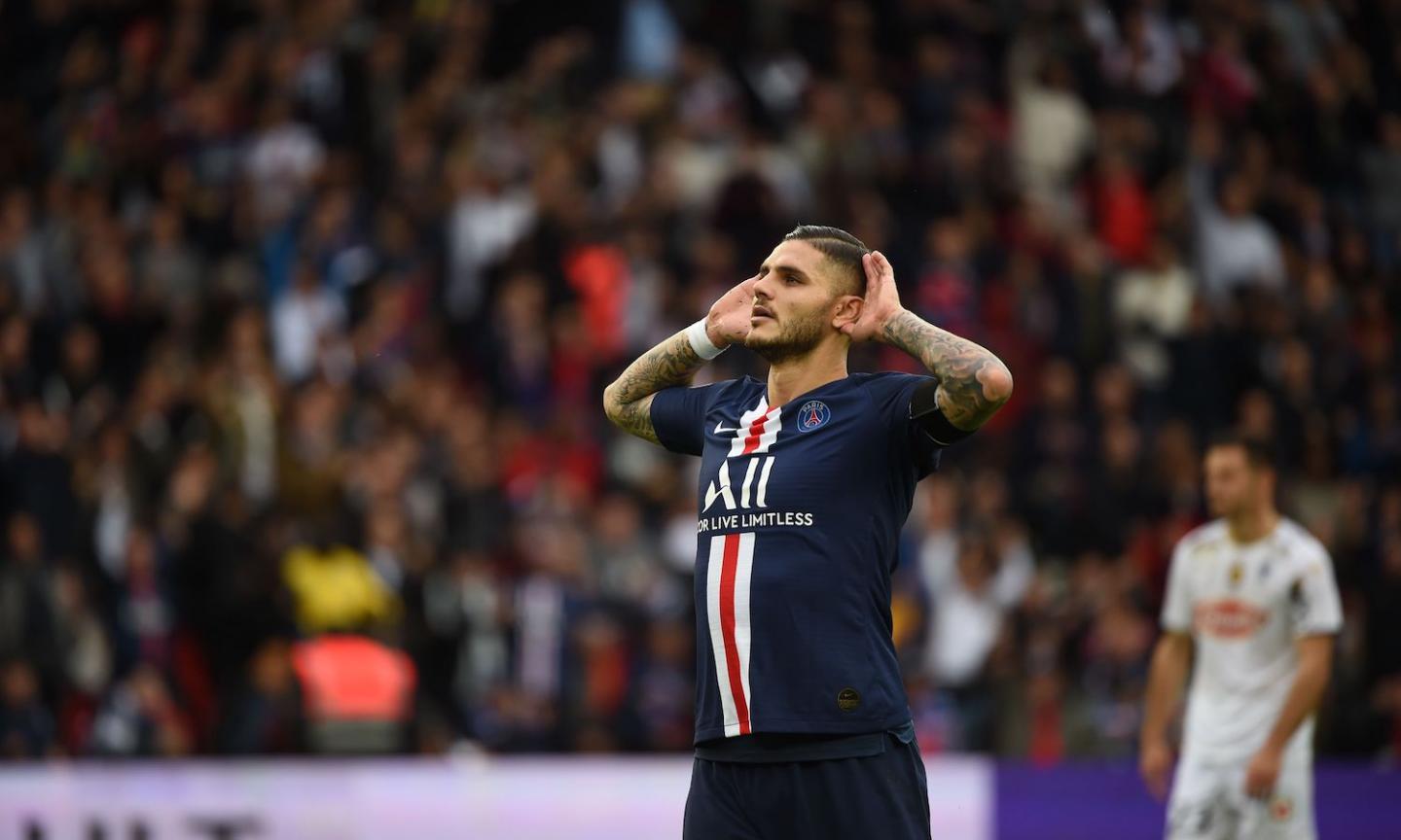 Icardi, che settimana: gol all'esordio da titolare in Champions e Ligue 1, l'Inter e il riscatto...