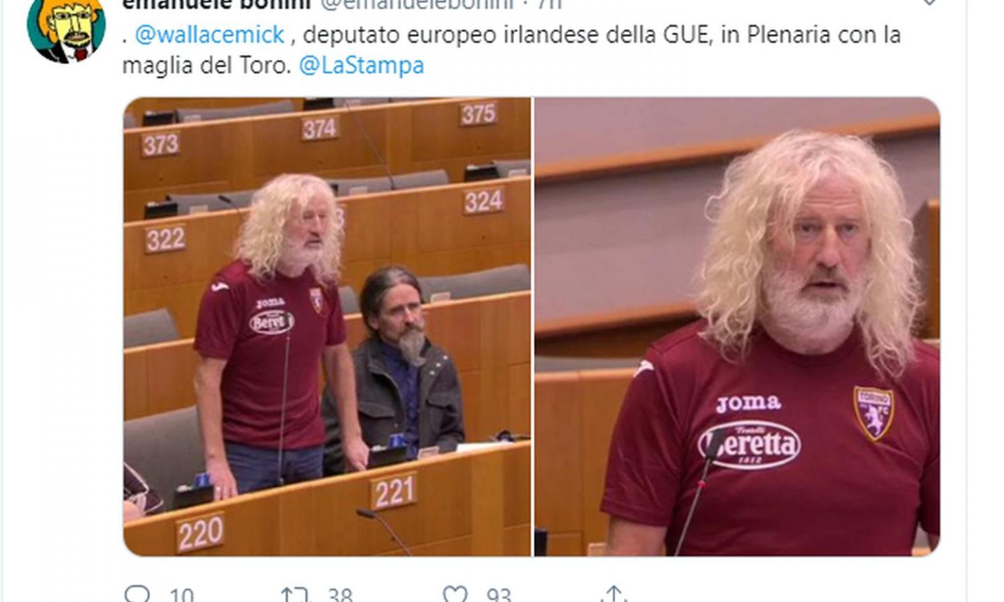 Chi è Mick Wallace, ll deputato irlandese che va in Parlamento Europeo con la maglia del Torino