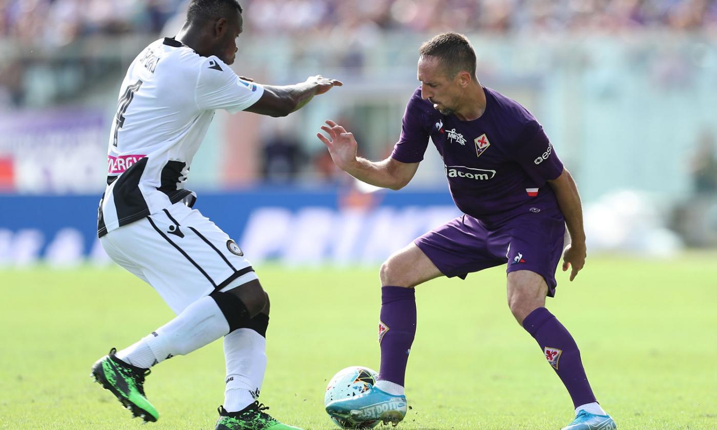 Se Ribery e Chiesa non brillano ci pensa la difesa, ma l'Udinese è stata l'avversaria peggiore per la Fiorentina