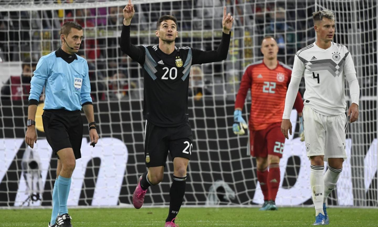 Super Gnabry non basta alla Germania: esce Dybala e l'Argentina fa 2-2