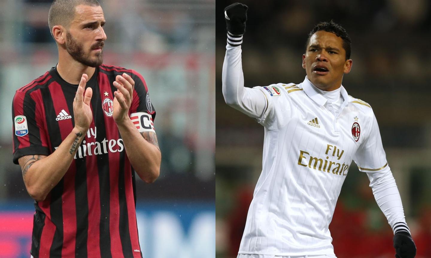 Milan in rosso da 7 anni: da Bonucci a Bacca e Conti, i 10 acquisti più costosi