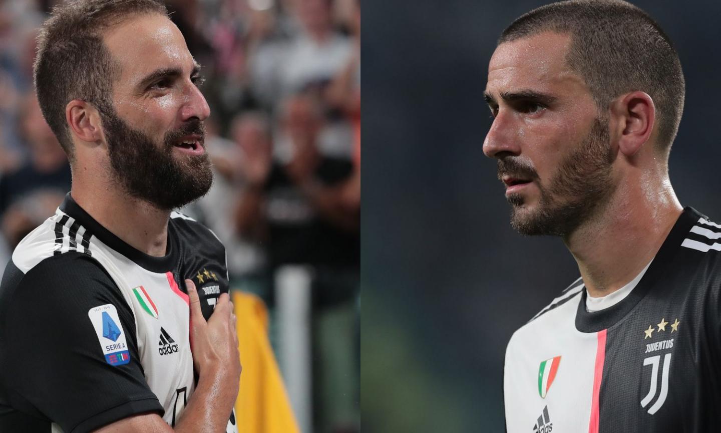 La Juve fa mea culpa: aveva scaricato troppo presto Bonucci e Higuain 