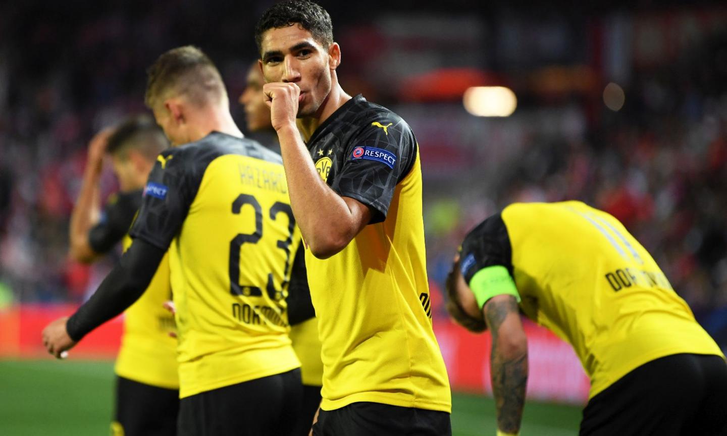 Hakimi show col Borussia Dortmund: la Juve osserva e sogna lo scippo al Real