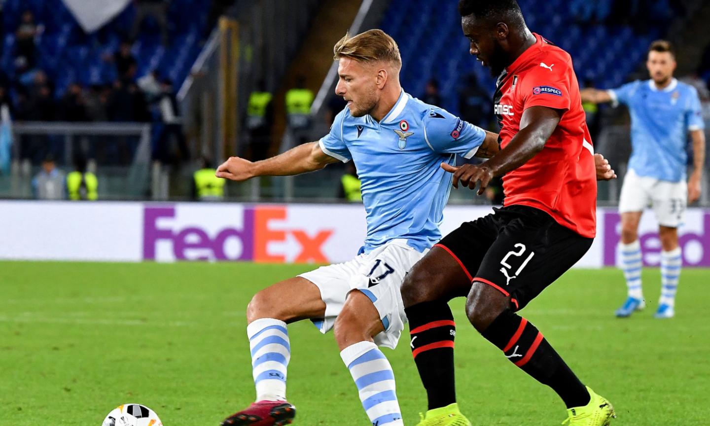 Milinkovic e Immobile da record: la Lazio ribalta il Rennes