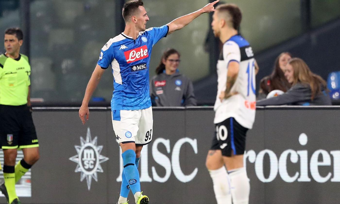 Napoli-Atalanta 2-2: il tabellino