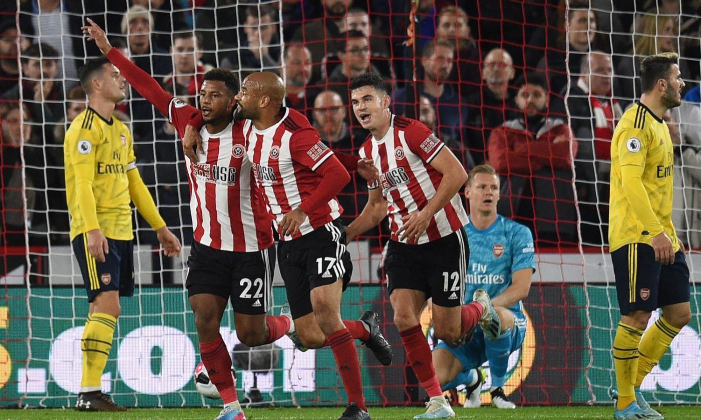 Premier League: colpo Sheffield United, 1-0 all'Arsenal