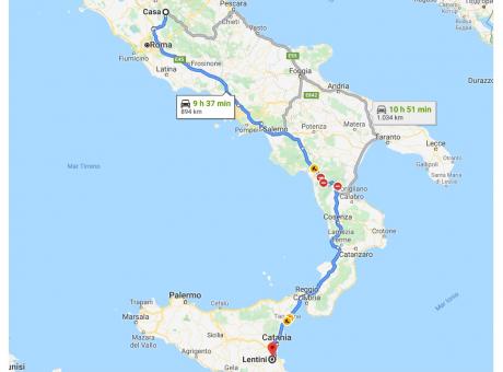 La folle corsa del Rieti: col pullman in Sicilia per giocare, 20 ore di viaggio in due giorni
