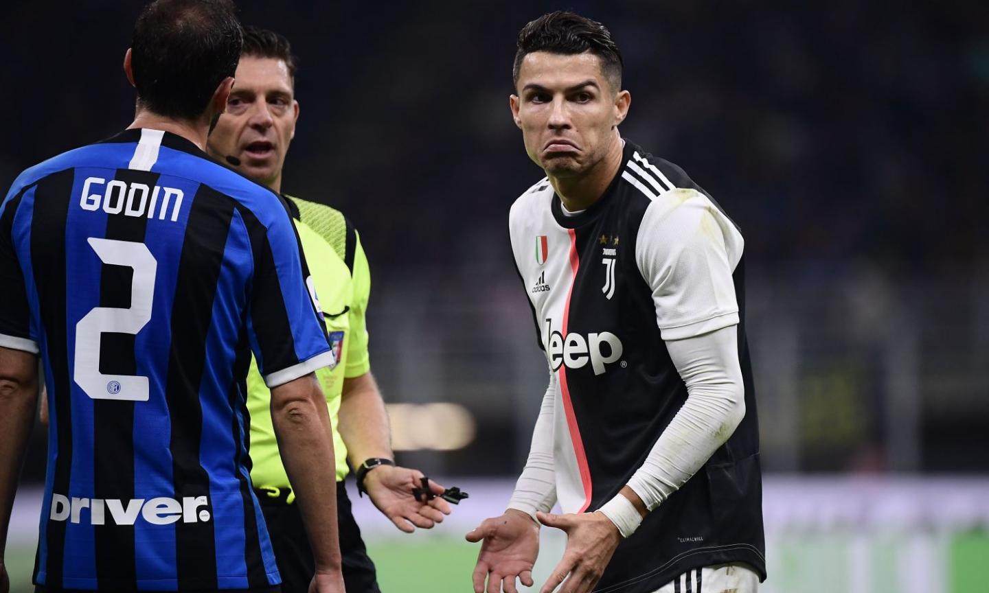 Juve, Ronaldo insolito contro l'Inter: il dato è incredibile