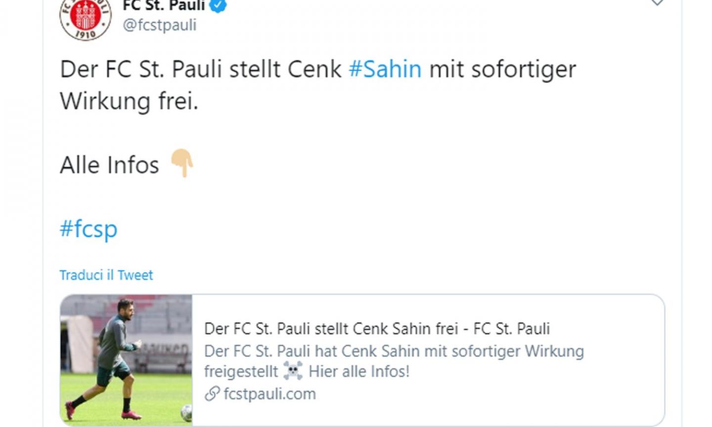 Post pro esercito turco, il St. Pauli non ci sta e allontana Sahin