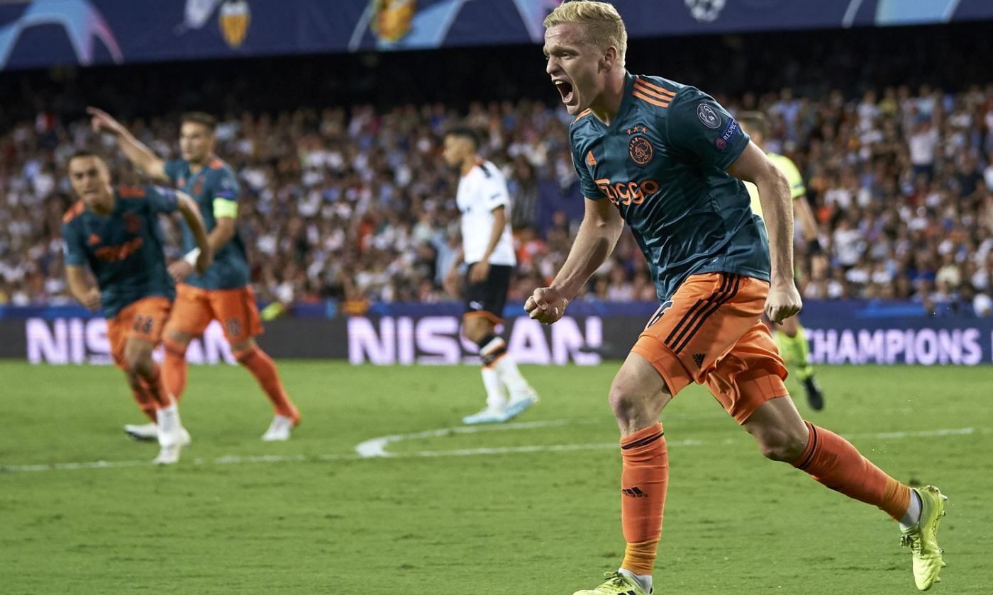 Inter, in estate assalto a Van de Beek