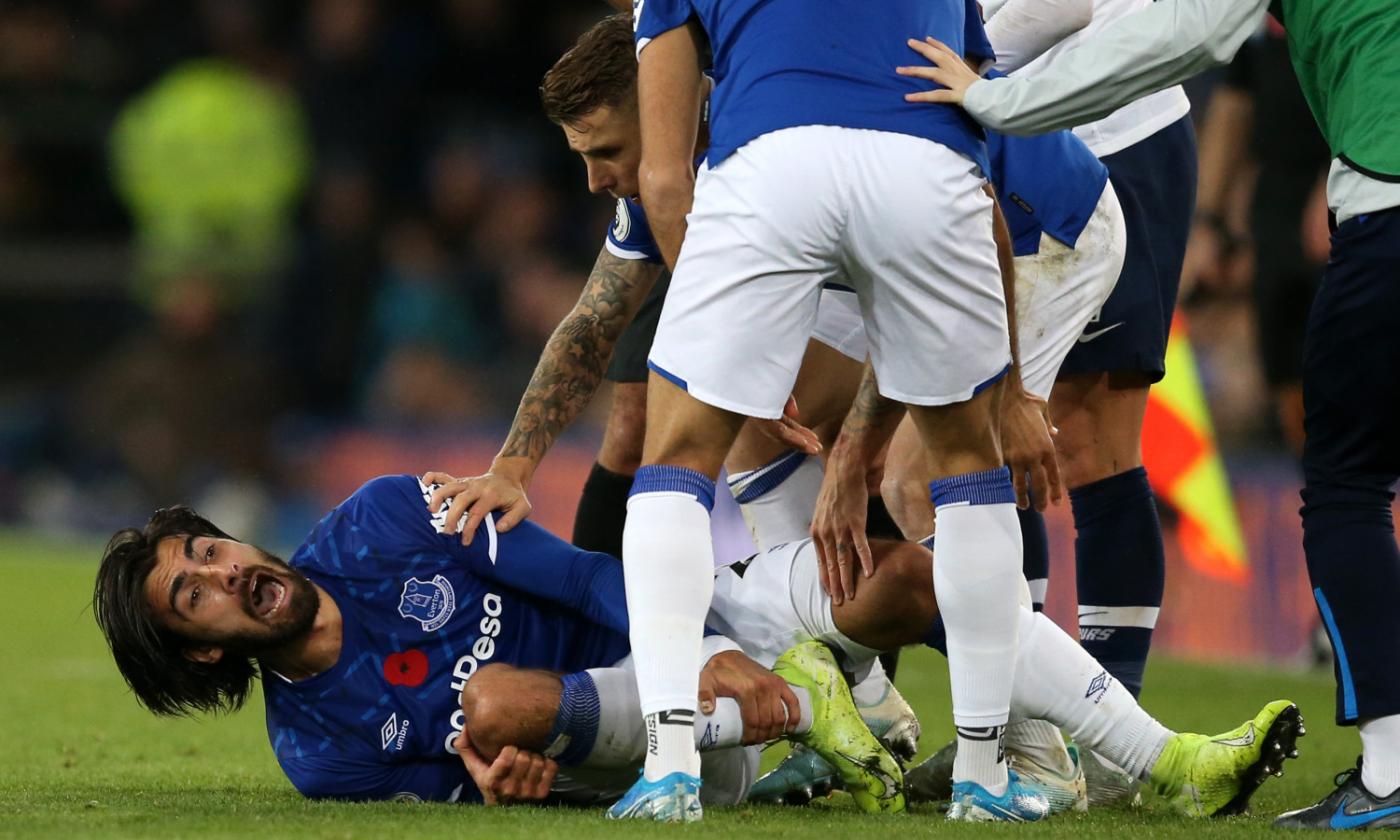 Everton, Andre Gomes thanks fans for their support following horror injury