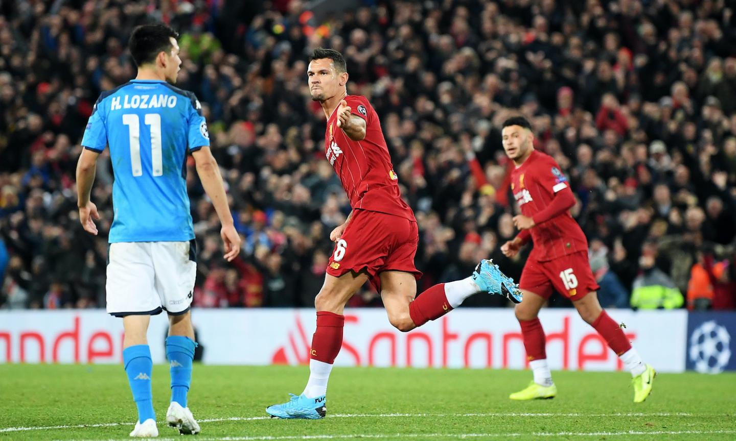 A Mertens risponde Lovren: Liverpool-Napoli finisce 1-1