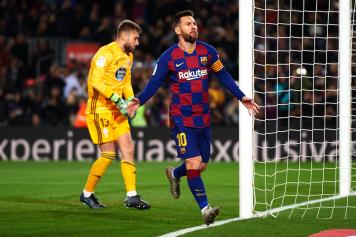 Messi Barcellona esultanza