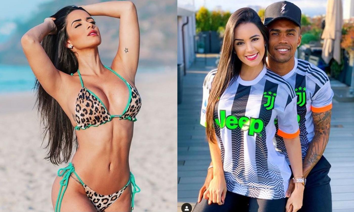 Juve, Douglas Costa e la sua Nathalia trasformati in... Simpson! FOTO