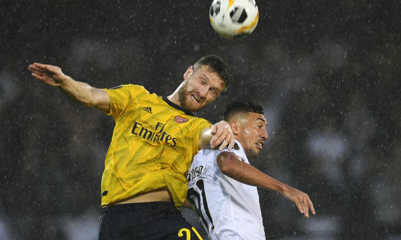 Europa League: Mustafi non basta all'Arsenal, 1-1 con il Vitoria Guimaraes