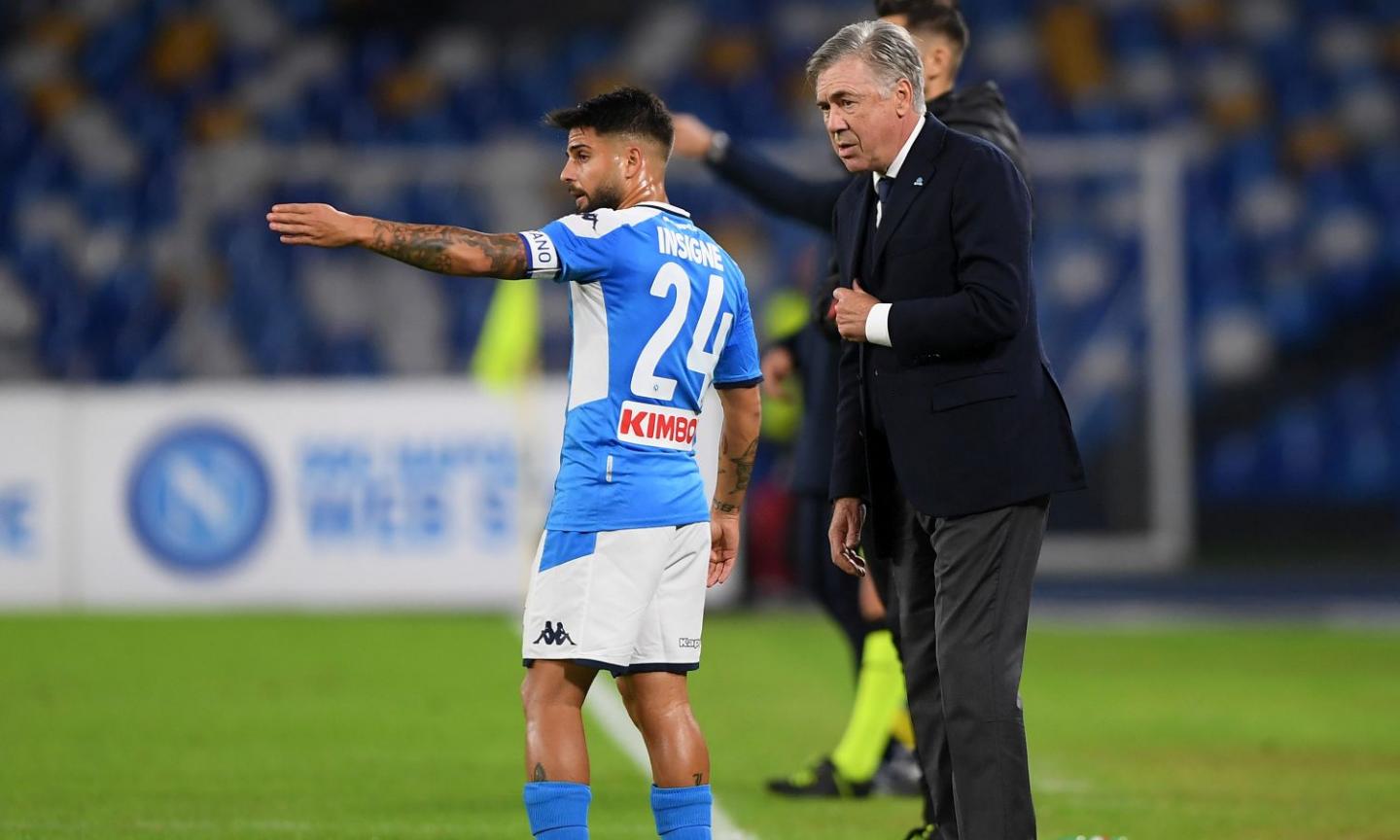 Napoli, Insigne e le diverse tonalità d'azzurro: Ancelotti studia come esaltarlo