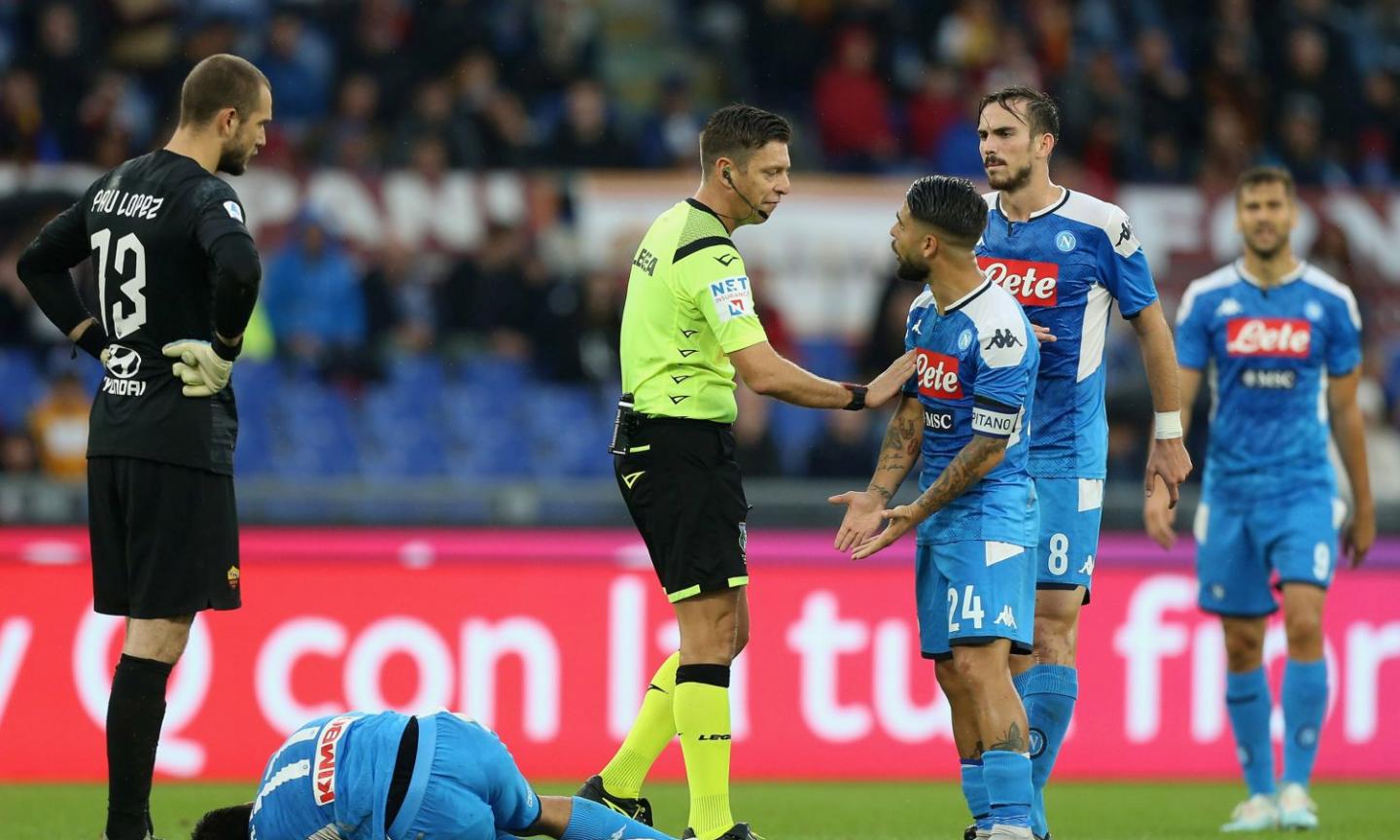 Napoli, Insigne: 'Rocchi? Ho chiesto spiegazioni, mi ha detto che in campo ho fatto peggio di lui'