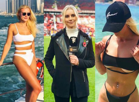 Manchester United: tutti in tv per Kirsty FOTO e VIDEO