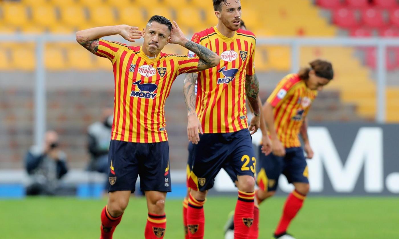 Lecce-Cagliari 2-2: il tabellino