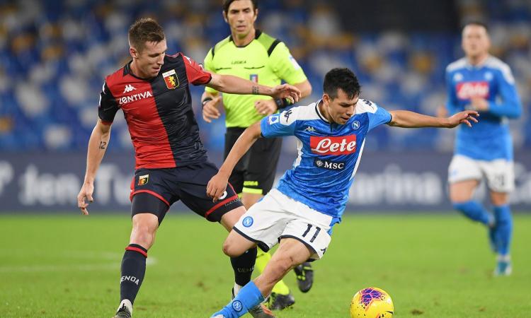 Napoli-Genoa 0-0: il tabellino