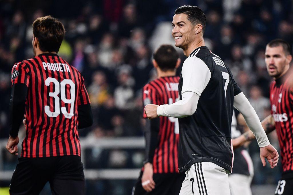 Ronaldo, la sostituzione con il Milan è un doppio record